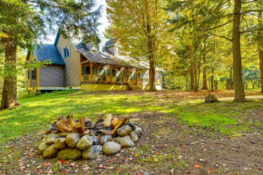 Private Deck and Fire Pit Adirondack Family Home